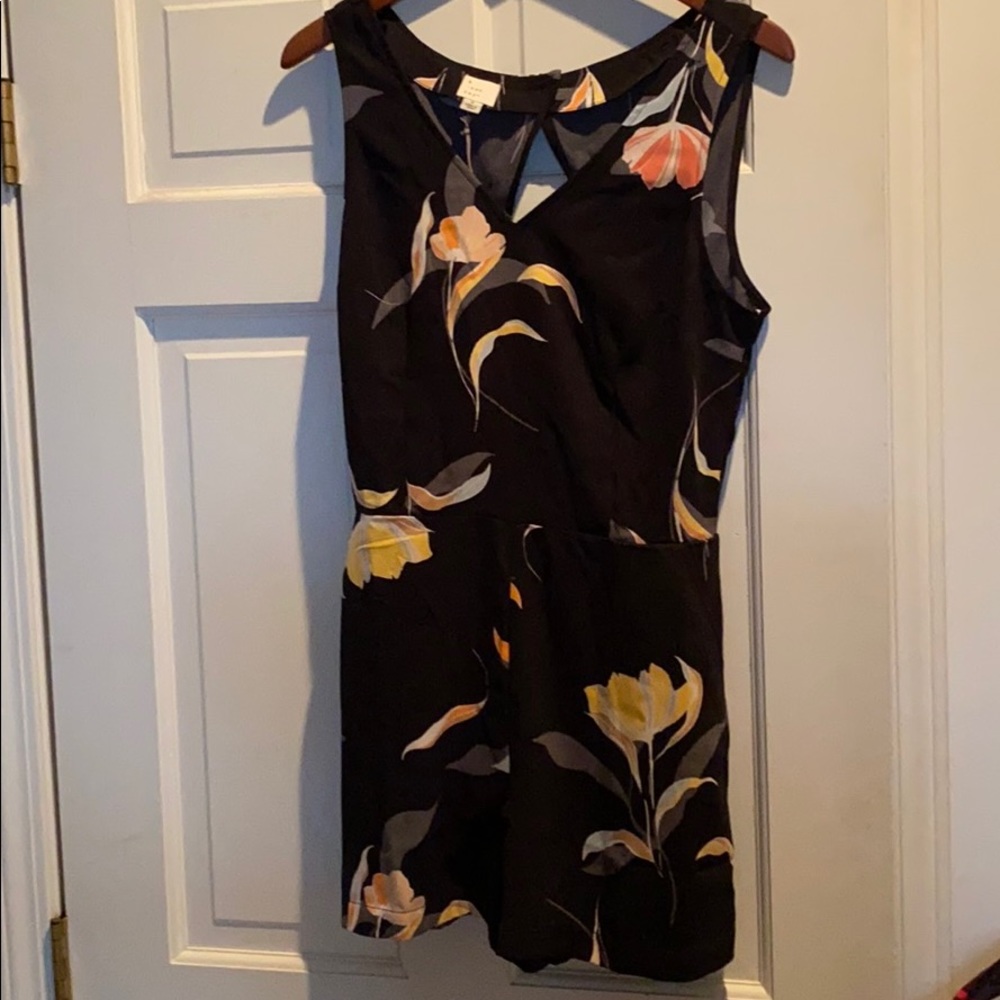 A New Day Floral Romper